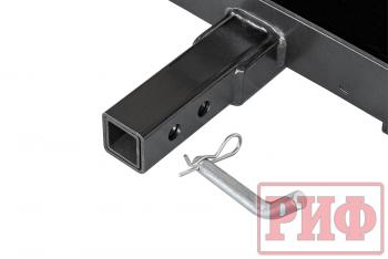 82 319 р. Лебёдка переносная РИФ 8000SR c площадкой в квадрат для фаркопа и проводами (синт. трос) РИФ ewx8000sr-kit  с доставкой в г. Воронеж. Увеличить фотографию 5