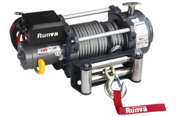 80 409 р. Лебёдка электрическая (индустр.) 12V Runva 15000 lbs 6800 кг RUNVA ewn15000u  с доставкой в г. Воронеж. Увеличить фотографию 1