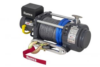 88 939 р. Лебёдка электрическая (индустр.) 12V Runva 15000 lbs 6800 кг синтетический трос RUNVA ewn15000usr  с доставкой в г. Воронеж. Увеличить фотографию 6
