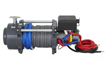 88 939 р. Лебёдка электрическая (индустр.) 12V Runva 15000 lbs 6800 кг синтетический трос RUNVA ewn15000usr  с доставкой в г. Воронеж. Увеличить фотографию 5