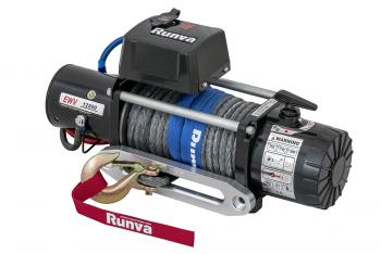 95 779 р. Лебёдка электрическая 12V Runva 12500 lbs 5670 кг (синтетический трос) RUNVA ewv12500ssr  с доставкой в г. Воронеж. Увеличить фотографию 4