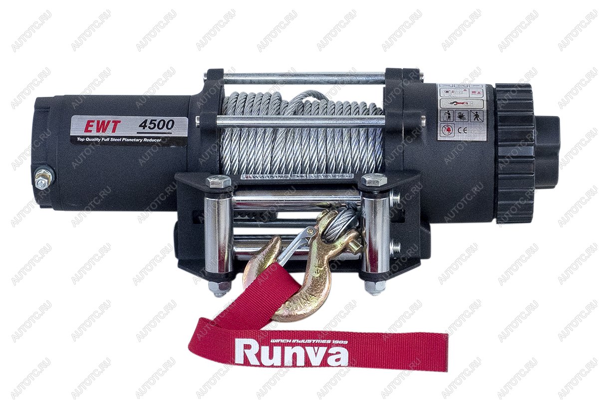32 029 р. Лебёдка электрическая 12V Runva 4500 lbs 2041 кг RUNVA ewt4500a  с доставкой в г. Воронеж