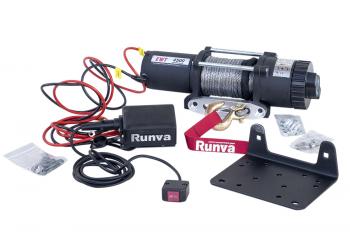 33 359 р. Лебёдка электрическая 12V Runva 4500 lbs 2041 кг (синтетический трос) RUNVA ewt4500asr  с доставкой в г. Воронеж. Увеличить фотографию 7