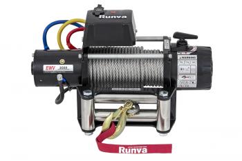 53 789 р. Лебёдка электрическая 12V Runva 9500 lbs 4350 кг (стальной трос) RUNVA ewv9500s  с доставкой в г. Воронеж. Увеличить фотографию 3