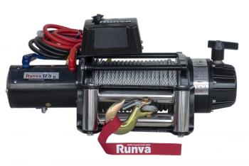 80 239 р. Лебёдка электрическая 24V Runva 12500 lbs 5670 кг (влагозащищенная) RUNVA ewb12500s24v  с доставкой в г. Воронеж. Увеличить фотографию 1