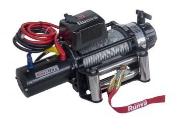 80 239 р. Лебёдка электрическая 24V Runva 12500 lbs 5670 кг (влагозащищенная) RUNVA ewb12500s24v  с доставкой в г. Воронеж. Увеличить фотографию 4