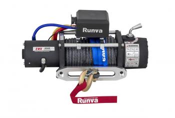 58 319 р. Лебёдка электрическая 24V Runva 9500 lbs 4350 кг (синтетический трос) EWX9500SR RUNVA ewx9500ssr24v  с доставкой в г. Воронеж. Увеличить фотографию 3