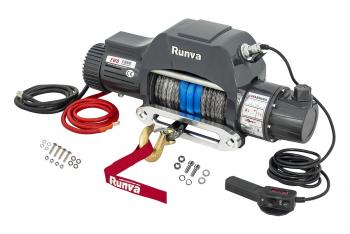 71 999 р. Лебёдка электрическая двухскоростная 12V Runva 12000 lbs 5443 кг (синтетический трос) RUNVA ewd12000sr  с доставкой в г. Воронеж. Увеличить фотографию 3