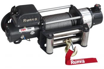 63 229 р. Лебёдка электрическая двухскоростная 12V Runva 8000 lbs 3629 кг RUNVA ewd8000u  с доставкой в г. Воронеж. Увеличить фотографию 1