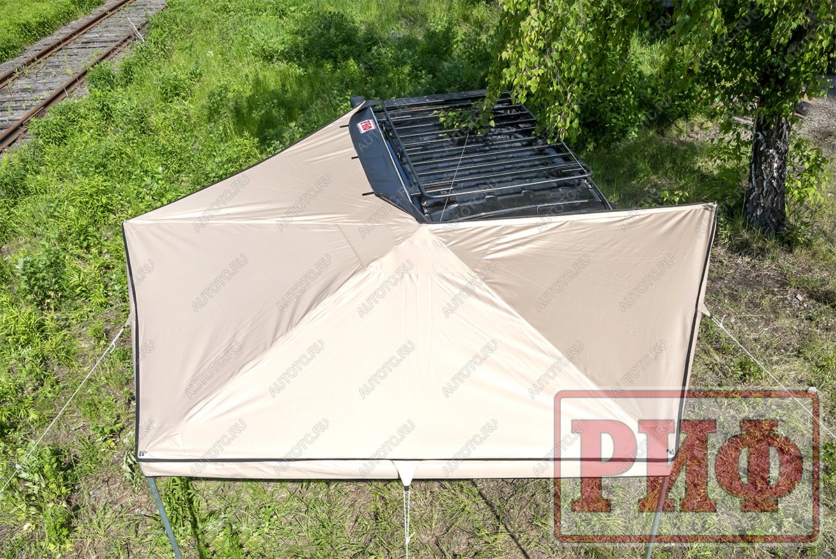 24 639 р. Маркиза автомобильная РИФ веерная 2,5х2,0 м (левая) РИФ rifavf062020601  с доставкой в г. Воронеж