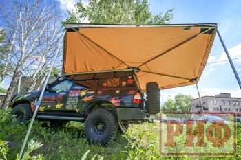 24 639 р. Маркиза автомобильная РИФ веерная 2,5х2,0 м (левая) РИФ rifavf062020601  с доставкой в г. Воронеж. Увеличить фотографию 14