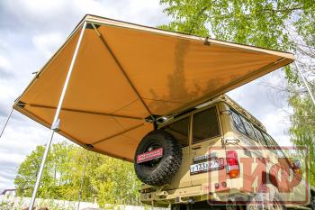 33 649 р. Маркиза автомобильная РИФ комбинированная (прямоугольная с веерной частью) 2,5 х2.5 м (левая) РИФ rifavf072525601  с доставкой в г. Воронеж. Увеличить фотографию 12