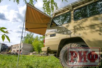 33 649 р. Маркиза автомобильная РИФ комбинированная (прямоугольная с веерной частью) 2,5 х2.5 м (левая) РИФ rifavf072525601  с доставкой в г. Воронеж. Увеличить фотографию 7