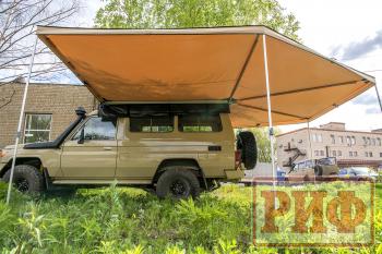 33 649 р. Маркиза автомобильная РИФ комбинированная (прямоугольная с веерной частью) 2,5 х2.5 м (левая) РИФ rifavf072525601  с доставкой в г. Воронеж. Увеличить фотографию 3