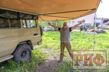 33 649 р. Маркиза автомобильная РИФ комбинированная (прямоугольная с веерной частью) 2,5 х2.5 м (левая) РИФ rifavf072525601  с доставкой в г. Воронеж. Увеличить фотографию 18