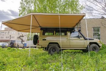 33 649 р. Маркиза автомобильная РИФ комбинированная (прямоугольная с веерной частью) 2,5х2,5 м (правая) РИФ rifavf072525602  с доставкой в г. Воронеж. Увеличить фотографию 14