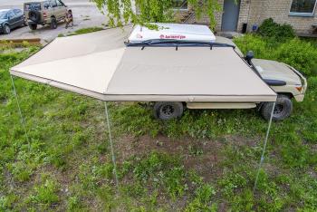 33 649 р. Маркиза автомобильная РИФ комбинированная (прямоугольная с веерной частью) 2,5х2,5 м (правая) РИФ rifavf072525602  с доставкой в г. Воронеж. Увеличить фотографию 10