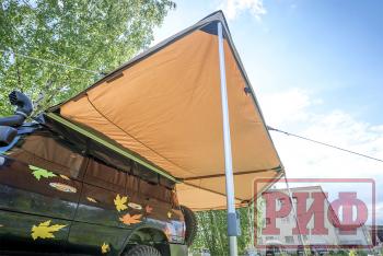 26 079 р. Маркиза автомобильная РИФ комбинированная (прямоугольная с веерной частью) 2,5х2,0 м (левая) РИФ rifavf072020601  с доставкой в г. Воронеж. Увеличить фотографию 10