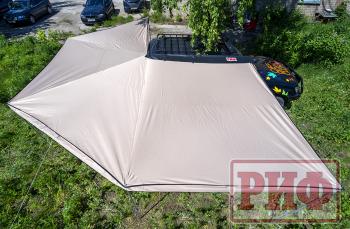38 089 р. Маркиза автомобильная РИФ комбинированная (прямоугольная с веерной частью) 2.5х3.0 м (правая) РИФ rifavf073030602  с доставкой в г. Воронеж. Увеличить фотографию 4