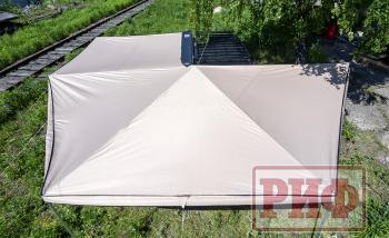 38 089 р. Маркиза автомобильная РИФ комбинированная (прямоугольная с веерной частью) 2.5х3.0 м (левая) РИФ rifavf073030601  с доставкой в г. Воронеж. Увеличить фотографию 7