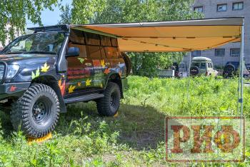 38 089 р. Маркиза автомобильная РИФ комбинированная (прямоугольная с веерной частью) 2.5х3.0 м (левая) РИФ rifavf073030601  с доставкой в г. Воронеж. Увеличить фотографию 6