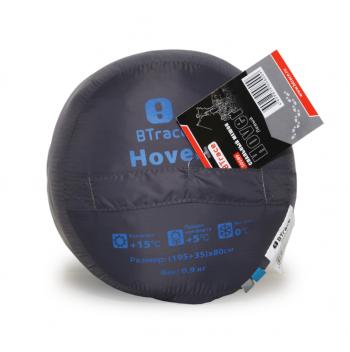 2 949 р. Мешок спальный BTrace Hover (Правый,СерыйСиний), (ТК: +5C) BTrace s0590  с доставкой в г. Воронеж. Увеличить фотографию 3
