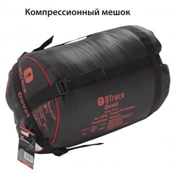 5 349 р. Мешок спальный BTrace Mega (Левый,СерыйСиний), (ТК: -5C) BTrace s0565  с доставкой в г. Воронеж. Увеличить фотографию 6
