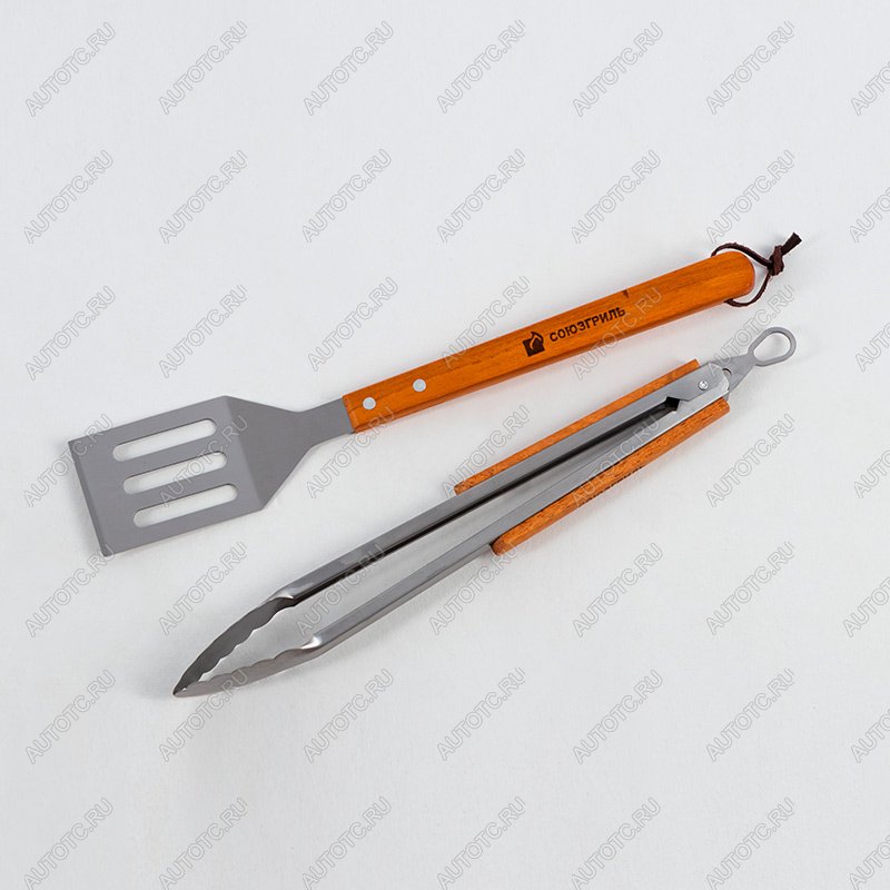 1 119 р. Набор для барбекю СОЮЗГРИЛЬ (щипцы, лопатка) O-GRILL grillset-2  с доставкой в г. Воронеж