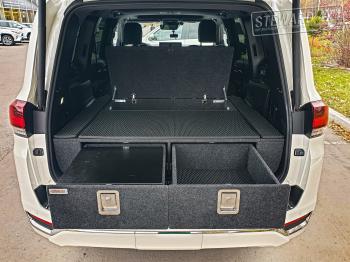34 999 р. Органайзер в багажник "Премиум" для Toyota Land Cruiser 300 (5-ти местн. комплектации) РФ тлк300прем5  с доставкой в г. Воронеж. Увеличить фотографию 7