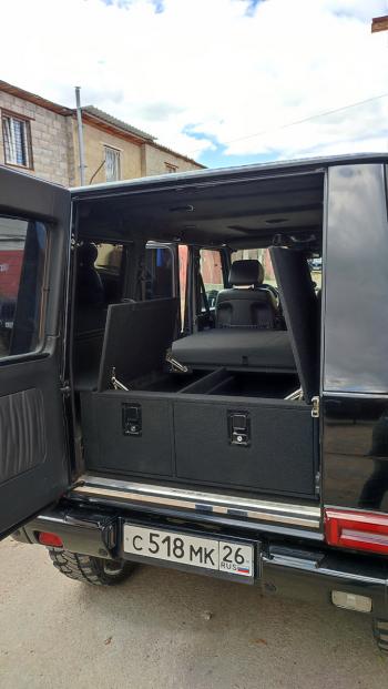 22 999 р. Органайзер в багажник для Mercedes-Benz G-Class (2 выдвижных ящика) Автопол 063-002  с доставкой в г. Воронеж. Увеличить фотографию 3