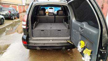 24 999 р. Органайзер в багажник для Toyota Land Cruiser Prado 120 (2 выдв.ящика+спальник) РФ 120-003  с доставкой в г. Воронеж. Увеличить фотографию 10