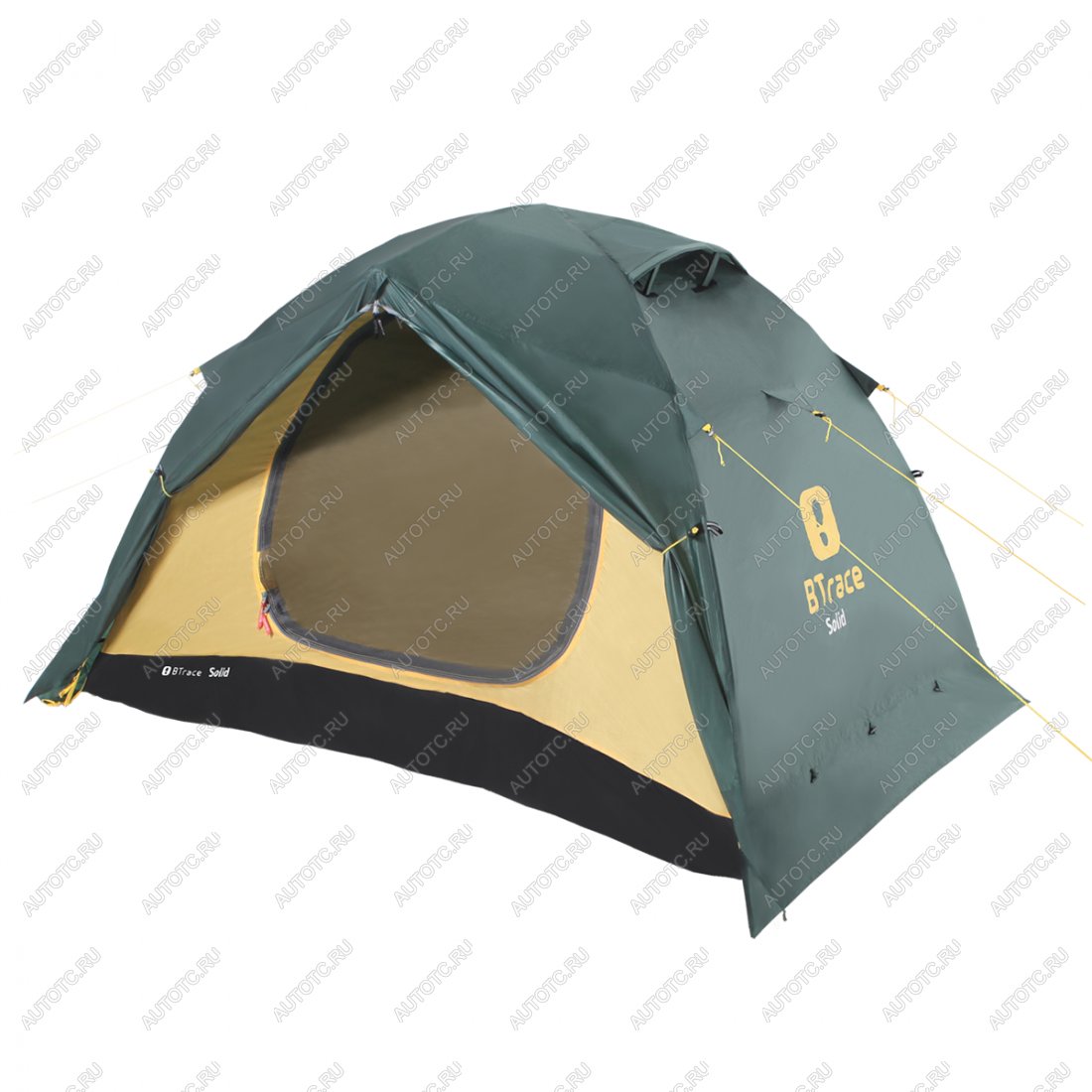 7 249 р. Палатка BTrace Solid 2+ ALU (Зеленый) BTrace t0494  с доставкой в г. Воронеж