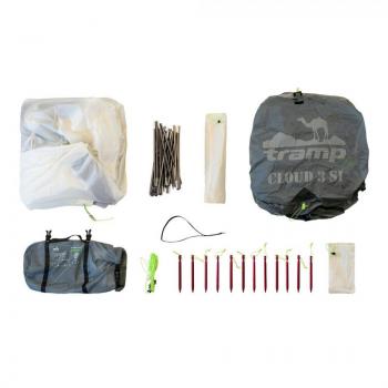 24 059 р. Палатка Tramp Cloud 3 Si (dark green) TRAMP trt-094  с доставкой в г. Воронеж. Увеличить фотографию 6