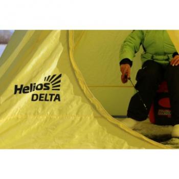 6 899 р. Палатка зимняя двускатная HELIOS DELTA YELLOW, утепленная HELIOS hs-isd-y  с доставкой в г. Воронеж. Увеличить фотографию 16