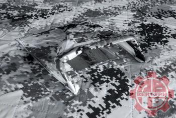 12 649 р. Палатка зимняя Улов КУБ утепленная., пиксель-зима 200*200*210см. PREMIER 2001  с доставкой в г. Воронеж. Увеличить фотографию 11