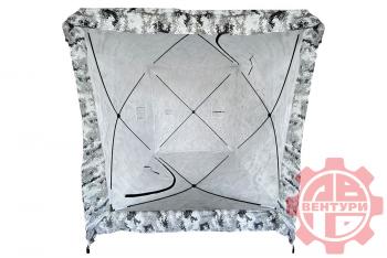 12 649 р. Палатка зимняя Улов КУБ утепленная., пиксель-зима 200*200*210см. PREMIER 2001  с доставкой в г. Воронеж. Увеличить фотографию 5