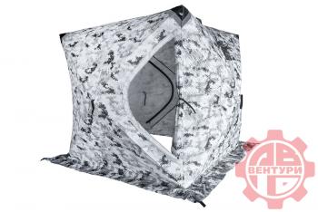 12 649 р. Палатка зимняя Улов КУБ утепленная., пиксель-зима 200*200*210см. PREMIER 2001  с доставкой в г. Воронеж. Увеличить фотографию 1