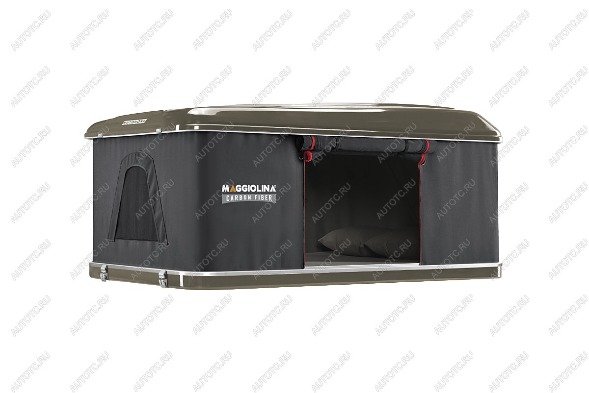 596 529 р. Палатка на крышу автомобиля AUTOHOME MAGGIOLINA CARBON FIBER SMALL, тент серый, лестница 215 мм AUTOHOME Zifer Italia S.r.l mcf-01  с доставкой в г. Воронеж