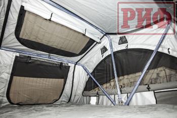 81 699 р. Палатка на крышу автомобиля РИФ Soft RT01-120, тент серый, 400 г, 120х240х115 РИФ rifrt0112080001  с доставкой в г. Воронеж. Увеличить фотографию 12