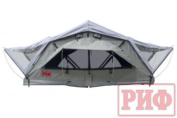 81 699 р. Палатка на крышу автомобиля РИФ Soft RT01-120, тент серый, 400 г, 120х240х115 РИФ rifrt0112080001  с доставкой в г. Воронеж. Увеличить фотографию 14