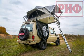 108 999 р. Палатка на крышу автомобиля РИФ Soft RT01-140, тент серый, 400 гр., 140х240х115 см, РИФ rifrt0114080001  с доставкой в г. Воронеж. Увеличить фотографию 34
