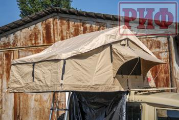 94 209 р. Палатка на крышу автомобиля РИФ Soft RT02-140, тент песочный, 140х240х115 см РИФ rifrt0214060000  с доставкой в г. Воронеж. Увеличить фотографию 2
