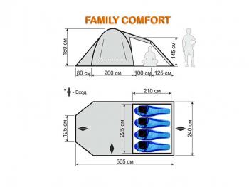51 999 р. Палатка-автомат кемпинговая Maverick Family Comfort (бежевый  коричневый) Maverick Tent m-cb-096  с доставкой в г. Воронеж. Увеличить фотографию 39