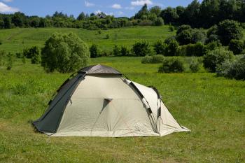 28 749 р. Палатка-автомат туристическая Maverick Comfort Solar Control (светло-коричневый  зеленый) Maverick Tent m-lws-064  с доставкой в г. Воронеж. Увеличить фотографию 6