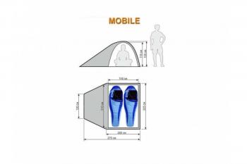 23 949 р. Палатка-автомат туристическая Maverick Mobile premium (светло-зеленый  светло-серый) Maverick Tent m-gg-061  с доставкой в г. Воронеж. Увеличить фотографию 12