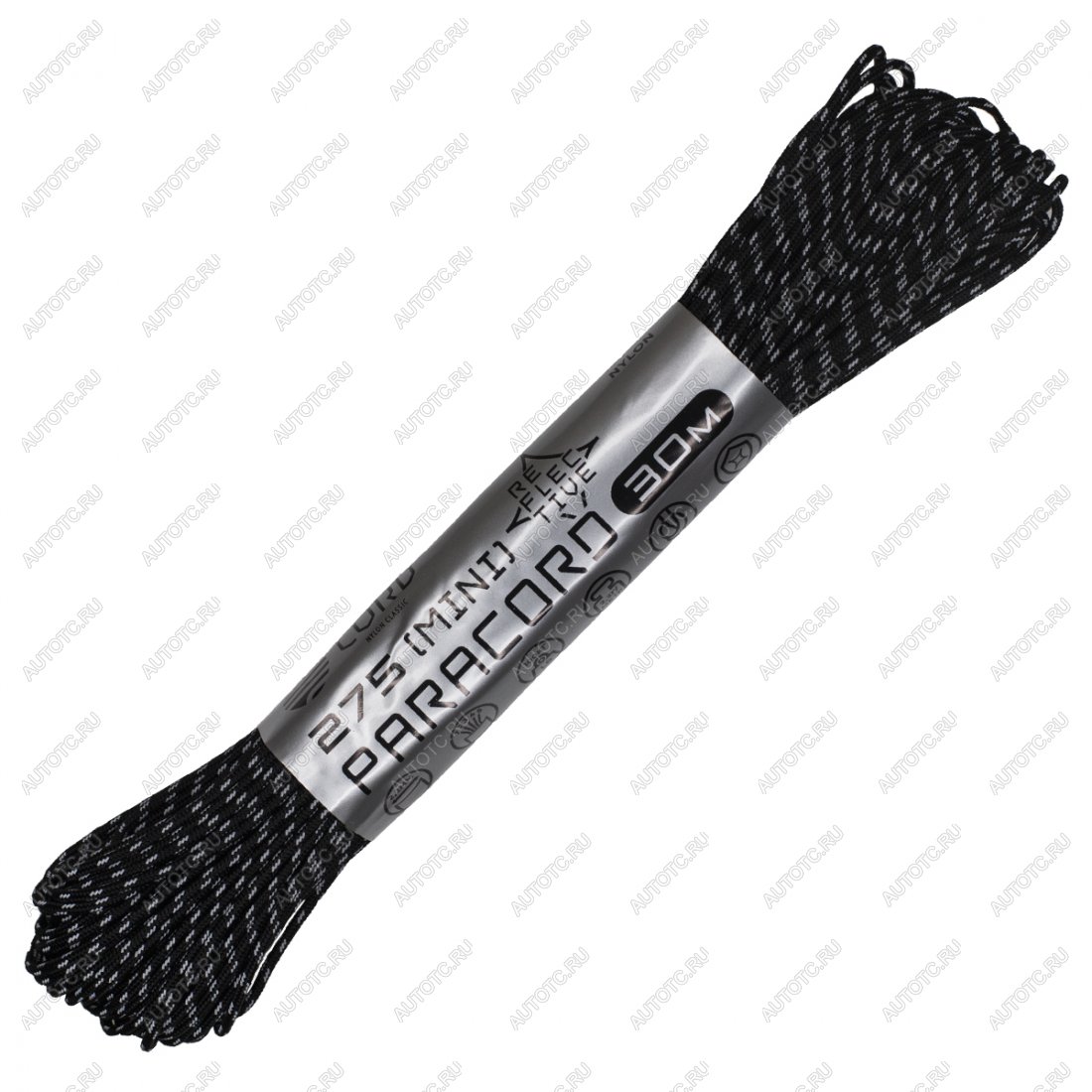 789 р. Паракорд 275 (мини) CORD nylon 30м световозвращающий (black) CORD 275.n30.lm.b  с доставкой в г. Воронеж