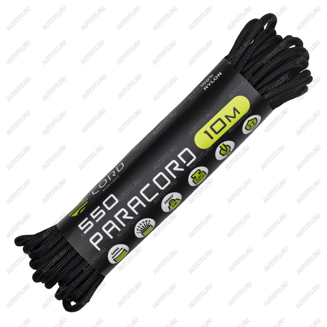 260 р. Паракорд 550 CORD nylon 10м (black) CORD 550.n10.b  с доставкой в г. Воронеж