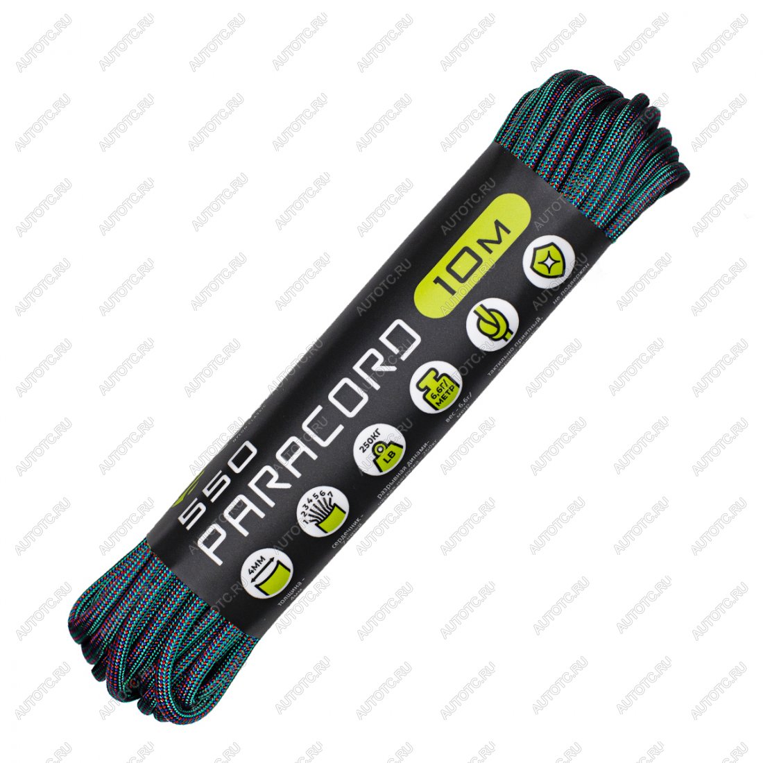 220 р. Паракорд 550 CORD nylon 10м (chameleon) CORD 550.n10.kham  с доставкой в г. Воронеж