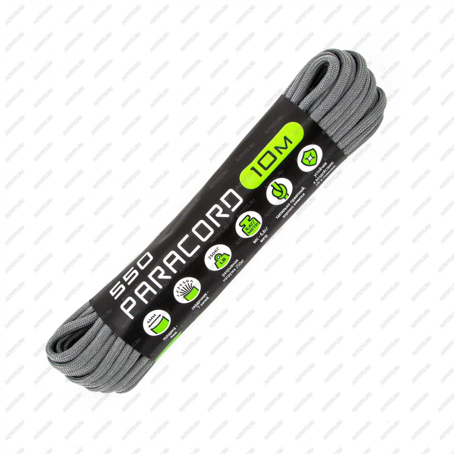 270 р. Паракорд 550 CORD nylon 10м (gray) CORD 550.n10.g  с доставкой в г. Воронеж