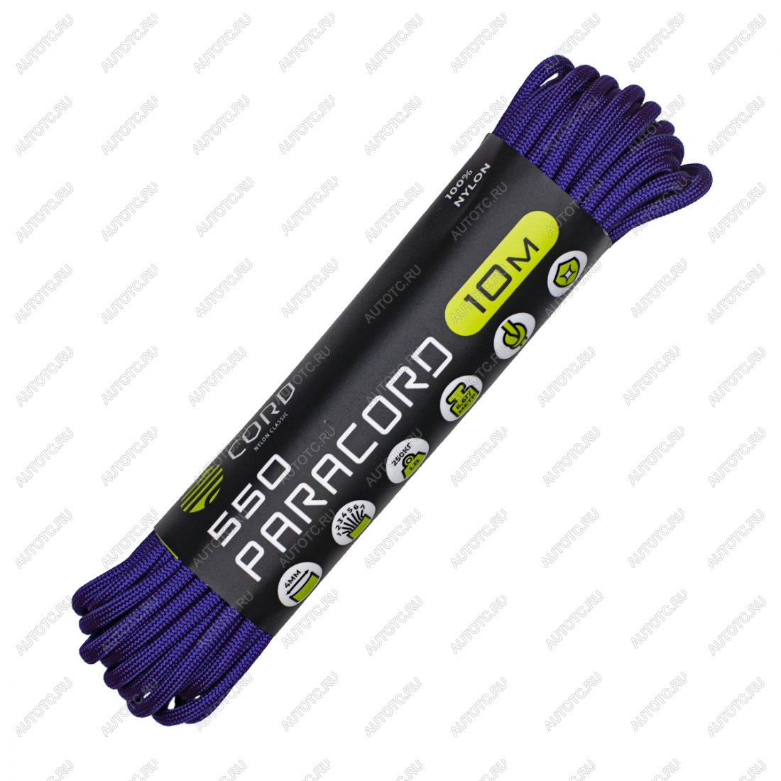 259 р. Паракорд 550 CORD nylon 10м (purple) CORD 550.n10.pp  с доставкой в г. Воронеж